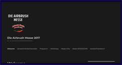 Desktop Screenshot of dieairbrushmesse.de