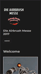 Mobile Screenshot of dieairbrushmesse.de